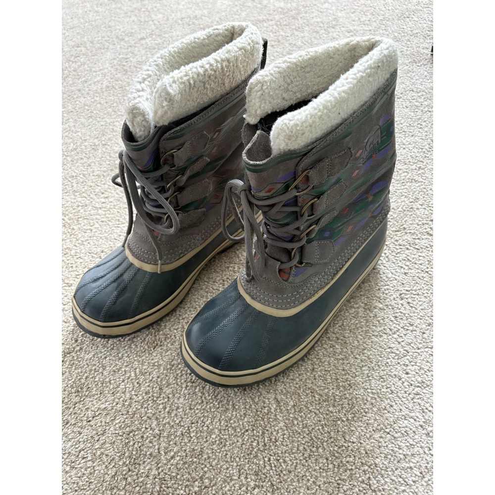 Sorel‎ Aztec Winter Boots Waterproof Lined Insulated Women's Size 8